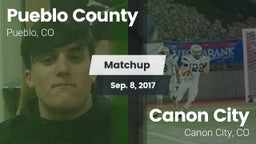 Matchup: Pueblo County High vs. Canon City  2017