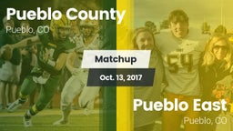 Matchup: Pueblo County High vs. Pueblo East  2017