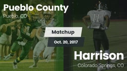Matchup: Pueblo County High vs. Harrison  2017