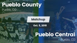 Matchup: Pueblo County High vs. Pueblo Central  2018