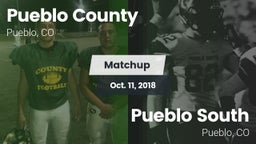 Matchup: Pueblo County High vs. Pueblo South  2018