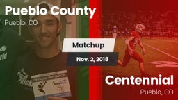 Matchup: Pueblo County High vs. Centennial  2018