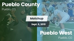 Matchup: Pueblo County High vs. Pueblo West  2019