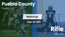 Matchup: Pueblo County High vs. Rifle  2019