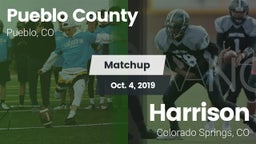 Matchup: Pueblo County High vs. Harrison  2019