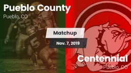 Matchup: Pueblo County High vs. Centennial  2019
