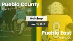 Matchup: Pueblo County High vs. Pueblo East  2020