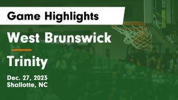 West Brunswick  vs Trinity  Game Highlights - Dec. 27, 2023