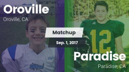 Matchup: Oroville  vs. Paradise  2017