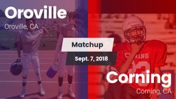 Matchup: Oroville  vs. Corning  2018