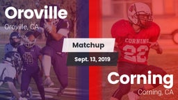 Matchup: Oroville  vs. Corning  2019