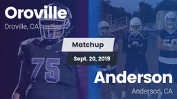 Matchup: Oroville  vs. Anderson  2019