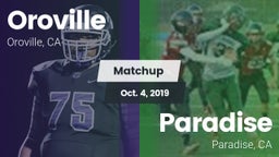 Matchup: Oroville  vs. Paradise  2019