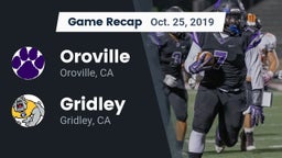 Recap: Oroville  vs. Gridley  2019