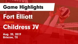 Fort Elliott  vs Childress JV Game Highlights - Aug. 20, 2019