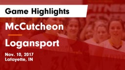 McCutcheon  vs Logansport  Game Highlights - Nov. 10, 2017