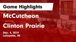 McCutcheon  vs Clinton Prairie  Game Highlights - Dec. 4, 2019