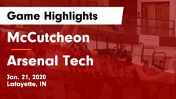 McCutcheon  vs Arsenal Tech  Game Highlights - Jan. 21, 2020