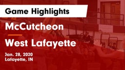 McCutcheon  vs West Lafayette  Game Highlights - Jan. 28, 2020