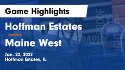Hoffman Estates  vs Maine West  Game Highlights - Jan. 22, 2022
