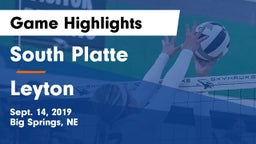 South Platte  vs Leyton  Game Highlights - Sept. 14, 2019