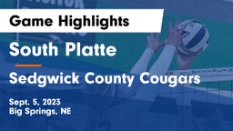 South Platte  vs Sedgwick County Cougars Game Highlights - Sept. 5, 2023