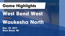 West Bend West  vs Waukesha North Game Highlights - Dec. 29, 2017