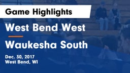 West Bend West  vs Waukesha South  Game Highlights - Dec. 30, 2017