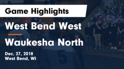 West Bend West  vs Waukesha North Game Highlights - Dec. 27, 2018