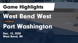 West Bend West  vs Port Washington  Game Highlights - Dec. 15, 2020