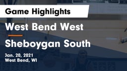 West Bend West  vs Sheboygan South  Game Highlights - Jan. 20, 2021