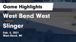 West Bend West  vs Slinger  Game Highlights - Feb. 5, 2021
