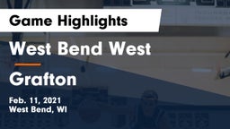 West Bend West  vs Grafton  Game Highlights - Feb. 11, 2021