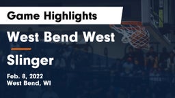West Bend West  vs Slinger  Game Highlights - Feb. 8, 2022