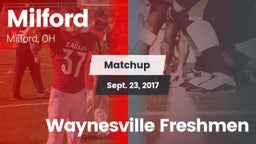 Matchup: Milford  vs. Waynesville Freshmen 2017