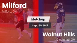 Matchup: Milford  vs. Walnut Hills  2017