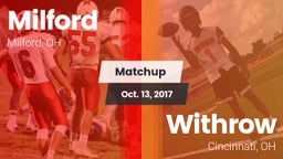 Matchup: Milford  vs. Withrow  2017