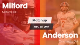 Matchup: Milford  vs. Anderson  2017