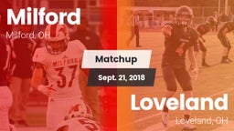 Matchup: Milford  vs. Loveland  2018