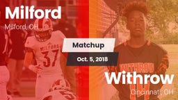 Matchup: Milford  vs. Withrow  2018