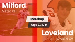 Matchup: Milford  vs. Loveland  2019