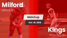Matchup: Milford  vs. Kings  2019