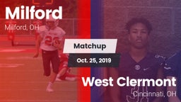 Matchup: Milford  vs. West Clermont  2019