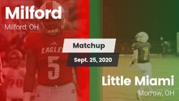 Matchup: Milford  vs. Little Miami  2020