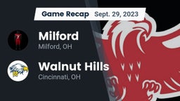Recap: Milford  vs. Walnut Hills  2023