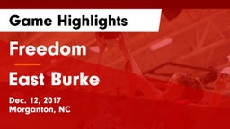 Freedom  vs East Burke Game Highlights - Dec. 12, 2017