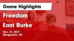 Freedom  vs East Burke Game Highlights - Dec. 21, 2017