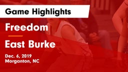 Freedom  vs East Burke  Game Highlights - Dec. 6, 2019