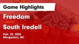 Freedom  vs South Iredell  Game Highlights - Feb. 25, 2020