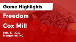 Freedom  vs Cox Mill  Game Highlights - Feb. 27, 2020